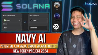 Navy Ai  I Bought 100USDT Token Here  Potential Reach Value upto x10  Under Solana Chain [upl. by Eletnahc]