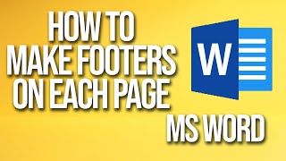 How To Have Different Footers On Each Page Ms Word Tutorial [upl. by Enavi]