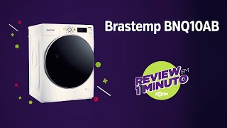 Lava e Seca Brastemp BNQ10AB  Análise  REVIEW EM 1 MINUTO  ZOOM [upl. by Bubalo]