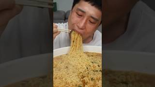 ASMR Eating Korean SPICY RAMEN MukBanG [upl. by Anaiek]