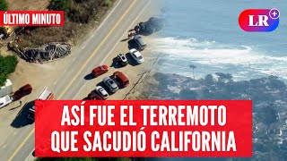 Terremoto de 70 en California primeros videos del fuerte sismo que sacudió a EE UU  LR [upl. by Oicirtap]