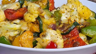 Easy Oven Roasted Vegetables Recipe [upl. by Witt]