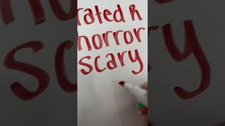 Guess the SCARY movie Whiteboard ASMR Drawing shorts [upl. by Lesser]