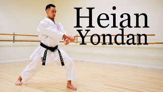 Kata Heian Yondan Full Tutorial [upl. by Aeiram317]