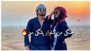 یار جنگی من شلوار پلنگی من🔥New mast irani song  Afghanistan Must watch it 👌 with lyrics [upl. by Ladonna914]