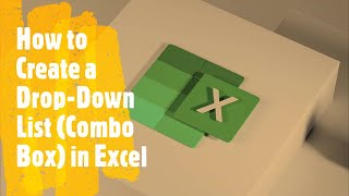 How to Create a DropDown List Combo Box in Excel [upl. by Hobbs]