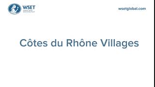 How to say it Côtes du Rhône Villages [upl. by Thissa293]