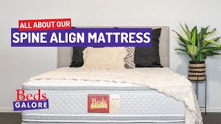 Discover the health benefits of the Spine Align Mattress from Beds Galore [upl. by Suhpesoj441]