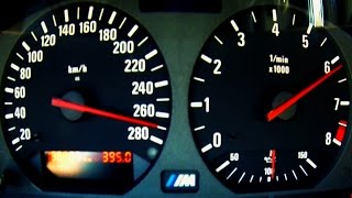 BMW M3 E36 Acceleration 0270 32L Onboard Sound Autobahn Highway Autostrada [upl. by Lenahs]