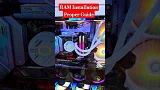 PC RAM Installation Proper Guide [upl. by Eyoj]