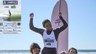 Malia Ilagans Major Breakthrough Claims Surfing For Hope Longboard Classic Victory [upl. by Knepper]