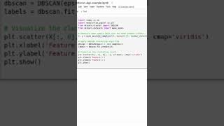 DBSCAN Clustering Example in Python [upl. by Memberg]