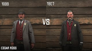 RDR2 How the characters changed from 1899 to 1907 part 3 [upl. by Lejna302]