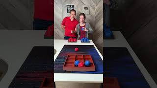 Bri Collins Playing Well 😄 Ball Toss Tic Tac Toe boardgame couple game [upl. by Rye]