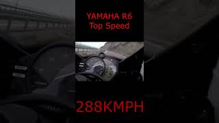 YAMAHA R6 TOP SPEED [upl. by Gujral]