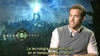 Linterna Verde entrevista con el protagonista Ryan Reynolds  oficial Warner Bros Pictures [upl. by Wurst]