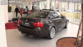 BMW M3 Macadamia Metallic Individual Sedan  Limousine DCT Competition Package E90 [upl. by Drarehs]