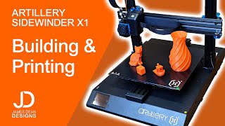 Beginners guide to Artillery Sidewinder X1  Unboxing building and first print [upl. by Airlie]