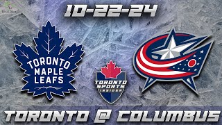 102224 Toronto Maple Leafs vs Columbus Blue Jackets Game Audio  NHL LIVE Gamecast amp Chat [upl. by Nevad]