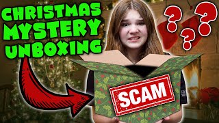 Christmas Mystery Box Opening Is It A Scam [upl. by Arimlede444]