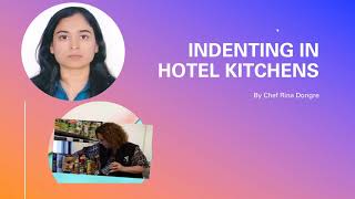 Indenting in hotel kitchens [upl. by Nilad]