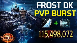 How to BURST as a Frost DK in PVP  The War Within Guide HIGHEST RATED DK WORLD [upl. by Attekahs]