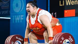 The Strongest Woman in Weightlifting Dominates at the Last Chance Olympic Qualifier [upl. by Repip359]