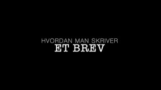 Hvordan man skriver ET BREV [upl. by Telfore269]