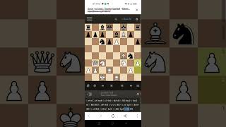 Danish gambit  Queen  Rook  Bishop checkmate [upl. by Ignacius]