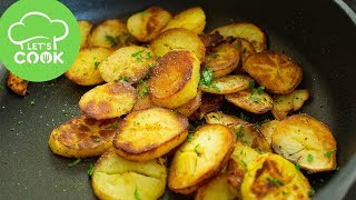 Knusprige Bratkartoffeln aus gekochten Kartoffeln  DAS Rezept [upl. by Washburn]