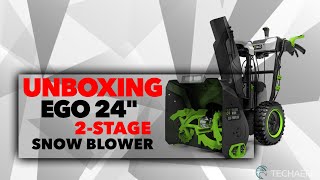 Unboxing The EGO POWER 24 in SelfPropelled 2Stage XP Snow Blower with Peak Power [upl. by Holly43]