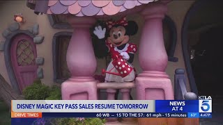 Disneyland to resume Magic Key pass sales [upl. by Ssitnerp]