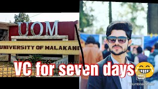 university of malakand funny videoquotquotvc for seven days😂😂 [upl. by Sitruk640]