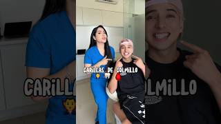 Carillas de colmillo en una cita🧛‍♂️🦷🩸😨😱🤯 viral broma colmillos vampiro dientes [upl. by Anived]