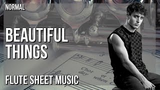 Flute Sheet Music How to play Beautiful Things by Benson Boone [upl. by Aicnetroh]