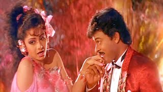 Priyathama Nanu Palakarinchu Song Full HD  Chiranjeevi Sridevi Superhit Song  Telugu Video Songs [upl. by Artima214]