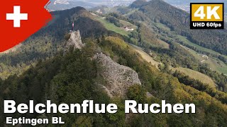 Belchenflue Ruchen Eptingen BL Schweiz  4K UHD 60fps [upl. by Swart]