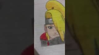 Deidara shahriyararts anime art naruto deidara [upl. by Nitas]