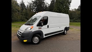 2015 Ram Promaster 2500 EcoDiesel Camper Conversion Walkaround [upl. by Deedee]