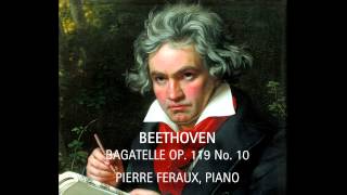 Beethoven  Bagatelle Op 119 No 10 [upl. by Ttekcirc]