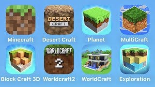 Minecraft Desert Craft Planet Multicraft Block Craft World Craft 2 Exploration Worldcraft [upl. by Arrait213]