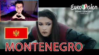 REACTION to MONTENEGRO 🇲🇪 EUROVISION 2022  Vladana  Breathe ❤️ [upl. by Lindie276]