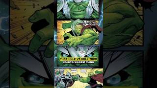 Thor Hulk Vs Hulk Thor Comic Book Wildest Moment shorts [upl. by Nehcterg]