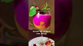 Drink sem álcool de pitaya com manga refrescante natural [upl. by Marchall]