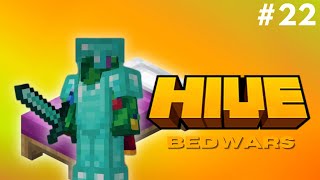 The HIVE Bedwars Controller Gameplay vs CHEATING TEAMERS 22 [upl. by Kcaj]