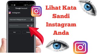 Cara Mengetahui Password dan Username Instagram  Cara melihat password instagram [upl. by Seavey]