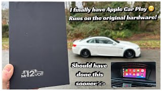 How to install Mr12volt Apple Car Play on a BMW E92 E90 E91 E93 The full guide to installing [upl. by Rapsac]