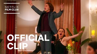 Shut Up And Dance Flash Mob Scene  The Kissing Booth 3  Official Clip  Netflix [upl. by Arim]