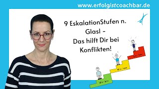 9 Stufen nach F Glasl  das hilft Dir bei Konflikten [upl. by Munsey]