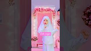 HASBI RABBI JALLALLAH 💖🎀🌸 cute cutesinger love islamicmusic shorts ytshorts [upl. by Maro]